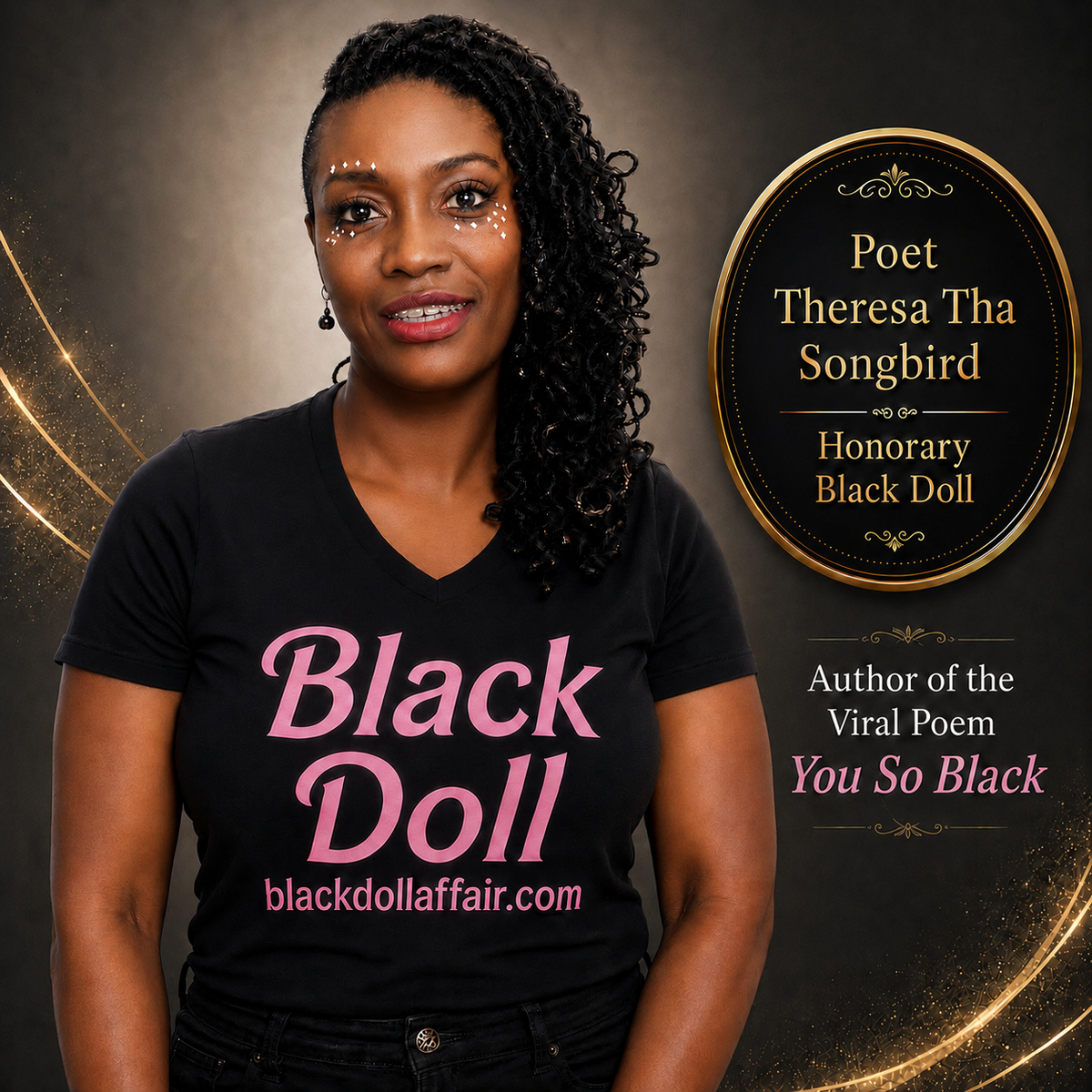 Black Doll Signature T-shirt - Official Black Doll Affair Member Tee